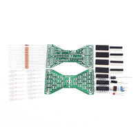 DC 5V Electronic Hourglass LED DIY Kit Double Layer PCB Board Components Soldering Practice Kit