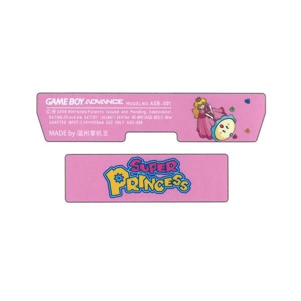 FunnyPlaying Game Boy Advance Sticker Set Peach