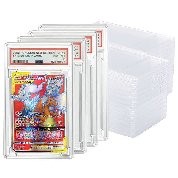 Acrylic Trading Card Grading Slab Display Case Retro Game Repair Shop Acrylic Trading Card Grading Slab Display Case Retro Game Repair Shop