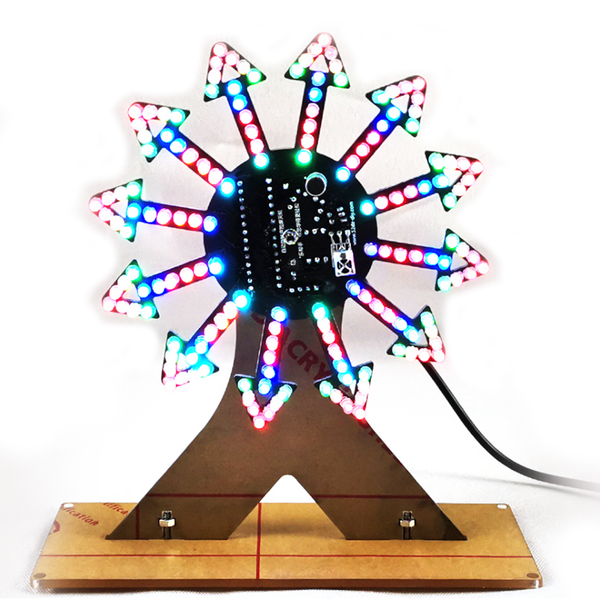 DIY Electronic Colorful LED Ferris Wheel Kit