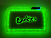 Cookies LED Rolling Glow Light Up Tray Rechargeable USB-C Newest Version Green