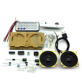 DIY Bluetooth Speaker Kit Electronics DIY Soldering Practice Assembly Electronic Kit 2x 3W Speakers