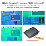 Game Boy Advance SP Drop In 720x480 IPS Backlight with OSD