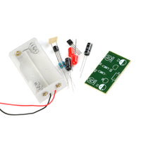 Flashing LED Electronic DIY Kit Soldering Practice Kit with Battery Case