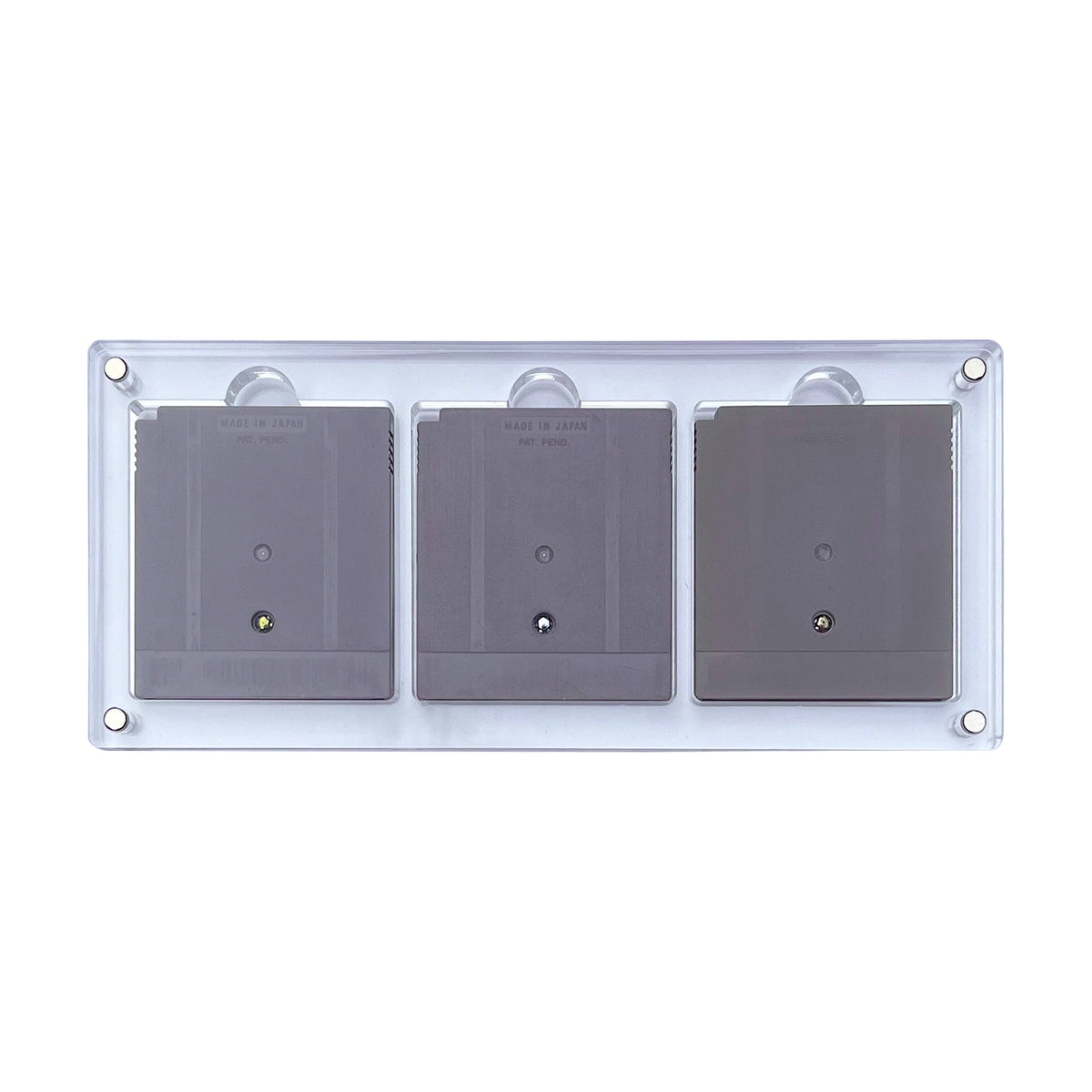 3 Slot Acrylic Game Case for GB GBC Retro Game Repair Shop