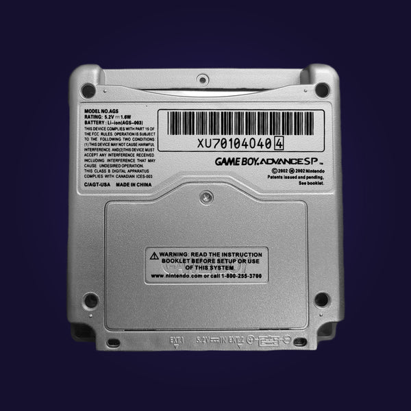 Gameboy Advance SP AGS-001 Back Label Cartridge Replacement Label Sticker  Precut -  Hong Kong