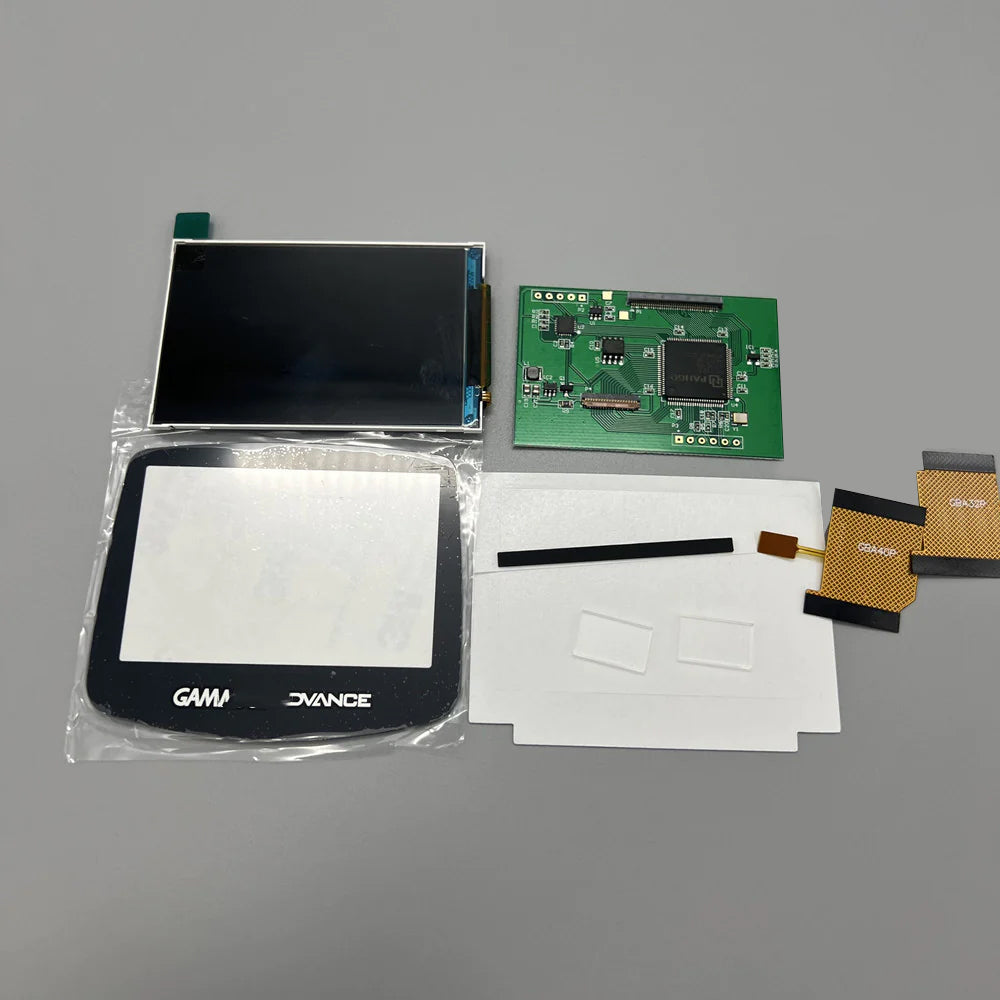 GBA Game Boy Advance No Cut IPS Backlight Mod Kit – Retro Game Repair Shop