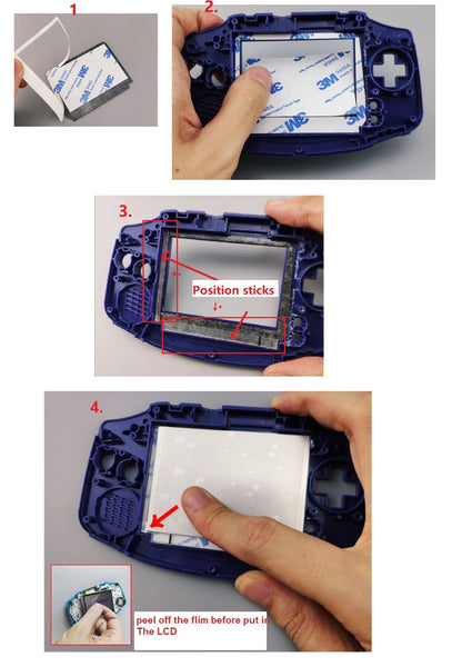 Game Boy Advance IPS Backlight Screen Mod - Hispeedido – Retro Game ...