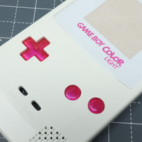 Game Boy Color Custom Raspberry Candy Buttons