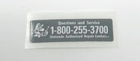 Game Boy Pocket Service Sticker Label