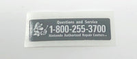 Game Boy Color [GBC] Service Sticker