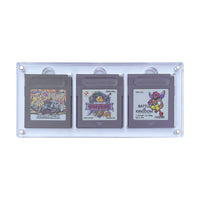3 Slot Acrylic Magnetic Game Case for GB GBC