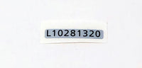 Game Boy Light Serial Number Label Sticker [L10281320]