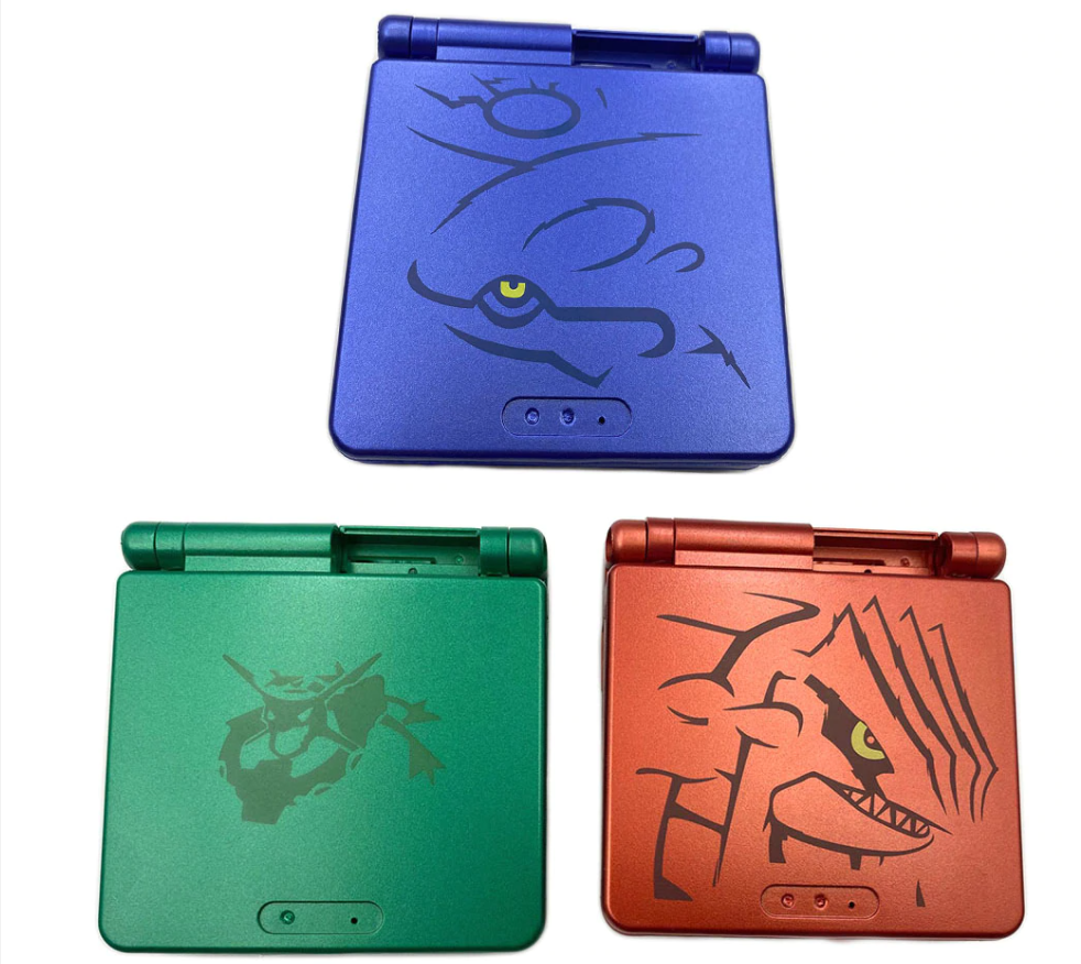 Game Boy Advance SP PKMN Legendary Housings Shells – Retro Game