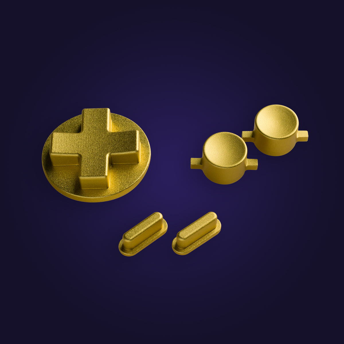 Game Boy DMG Metal Buttons by RetroCNC Retro Game Repair Shop