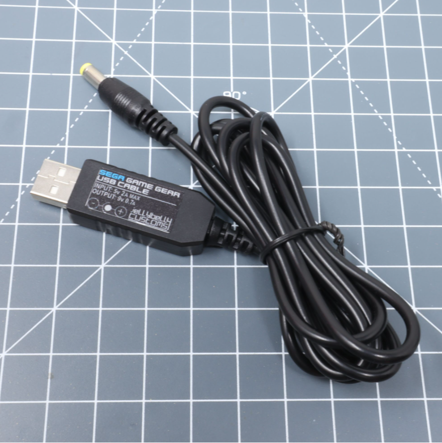 game gear adapter Sega Game Gear 9v USB Cable 4.8mm US & North America – Retro Game Repair  Shop