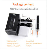 MiniWare TS80P More Set Kit Smart Portable Digital Soldering Iron & TYPE C Plug