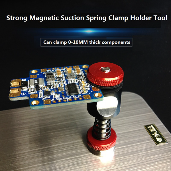 PCB Nibbler Magnetic Spring Clamp Holder Tool