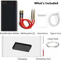 Handheld Spot Welder Newest Model For Battery Plate Spot Welding USB Type-C Rechargeable