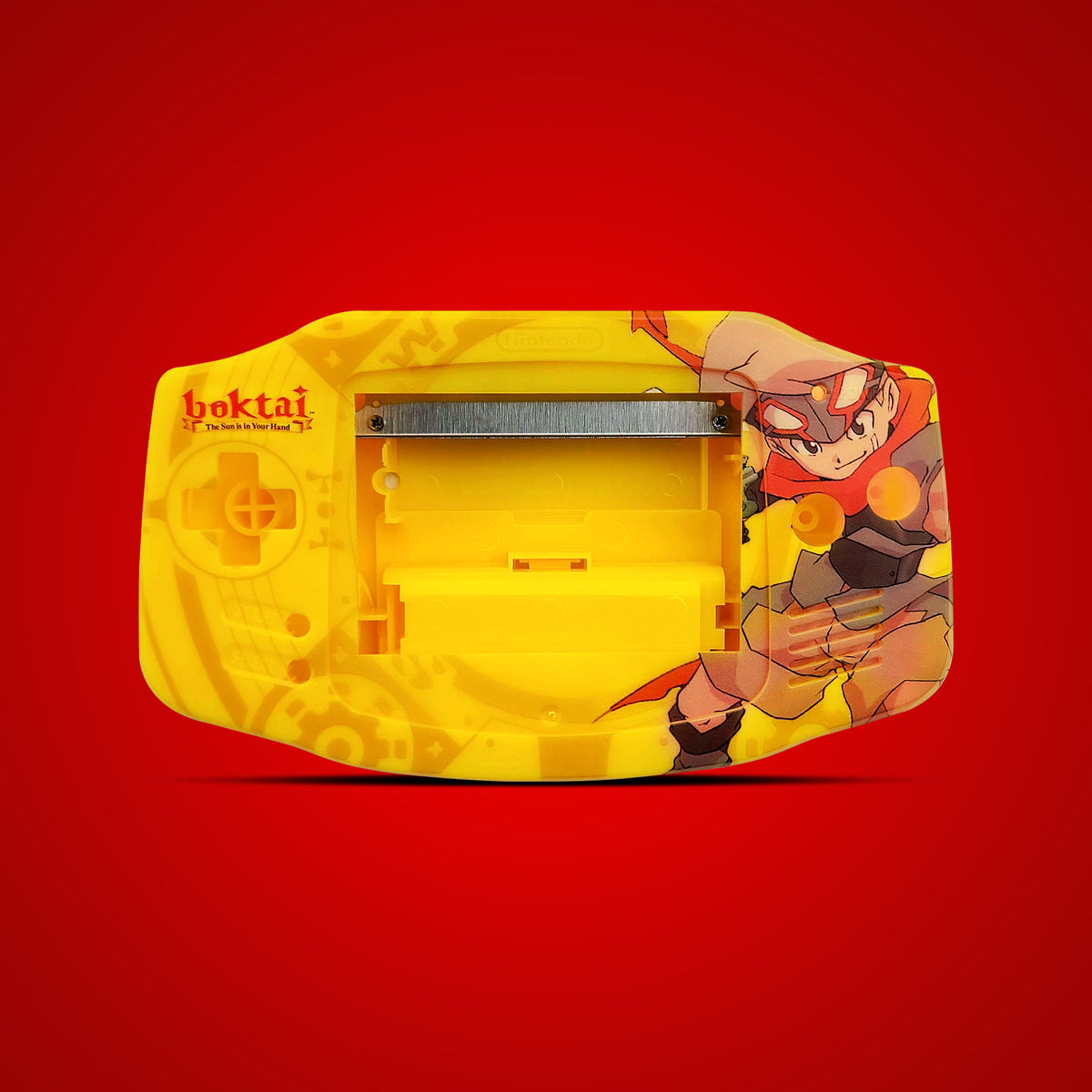 Game Boy Advance UV Printed FunnyPlaying IPS Ready Shell Boktai