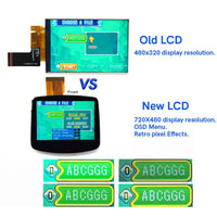 Game Boy Advance Laminated 720x480 IPS Backlight with OSD
