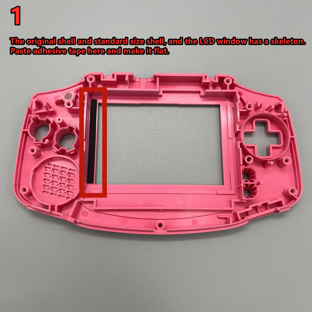 GBA Game Boy Advance No Cut IPS Backlight Mod Kit – Retro Game Repair Shop
