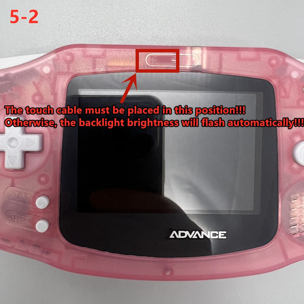 GBA Game Boy Advance No Cut IPS Backlight Mod Kit – Retro Game Repair Shop