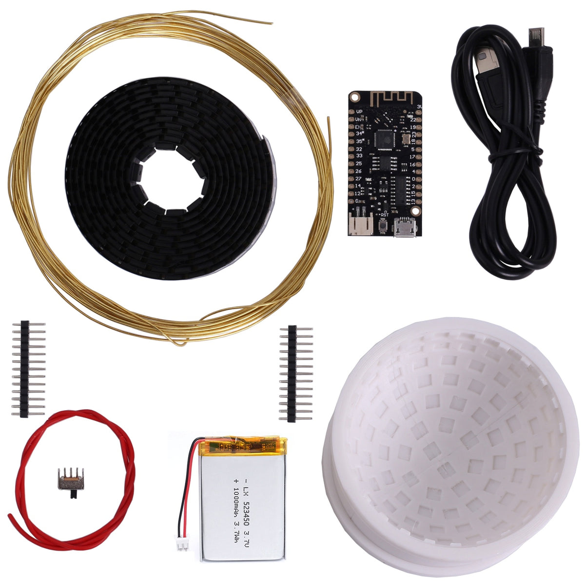 DIY RGB LED Light Ball Kit Solder and Coding Practice – Retro Game ...
