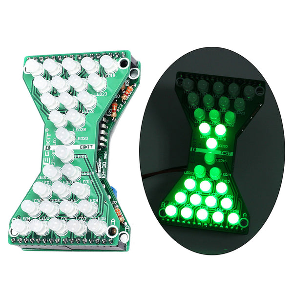 DC 5V Electronic Hourglass LED DIY Kit Double Layer PCB Board