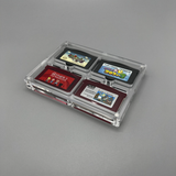 4 Slot Acrylic Magnetic Game Case for GBA