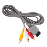 Composite Audio Video AV RCA Cable Cord for Nintendo Wii/Wii U