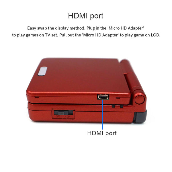 Hula hop publikum Kridt Game Boy Advance SP HDMI Out Kit – Retro Game Repair Shop LLC